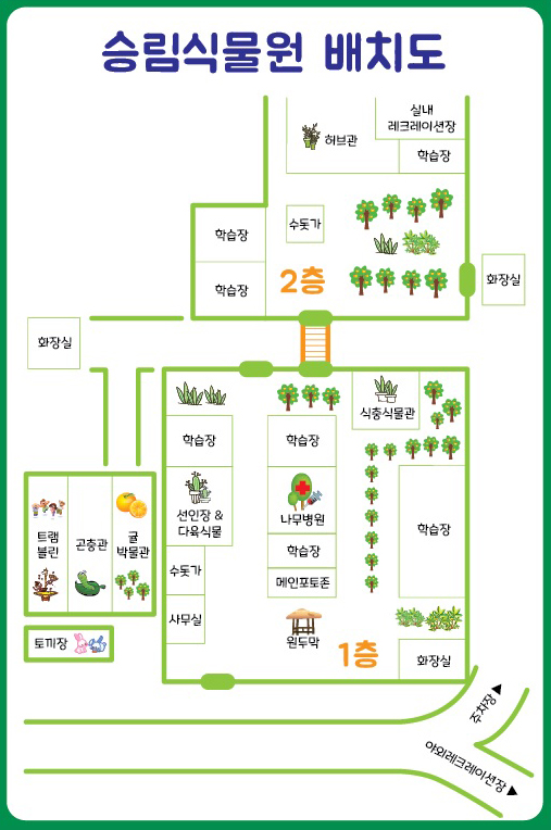 승림식물원 조감도